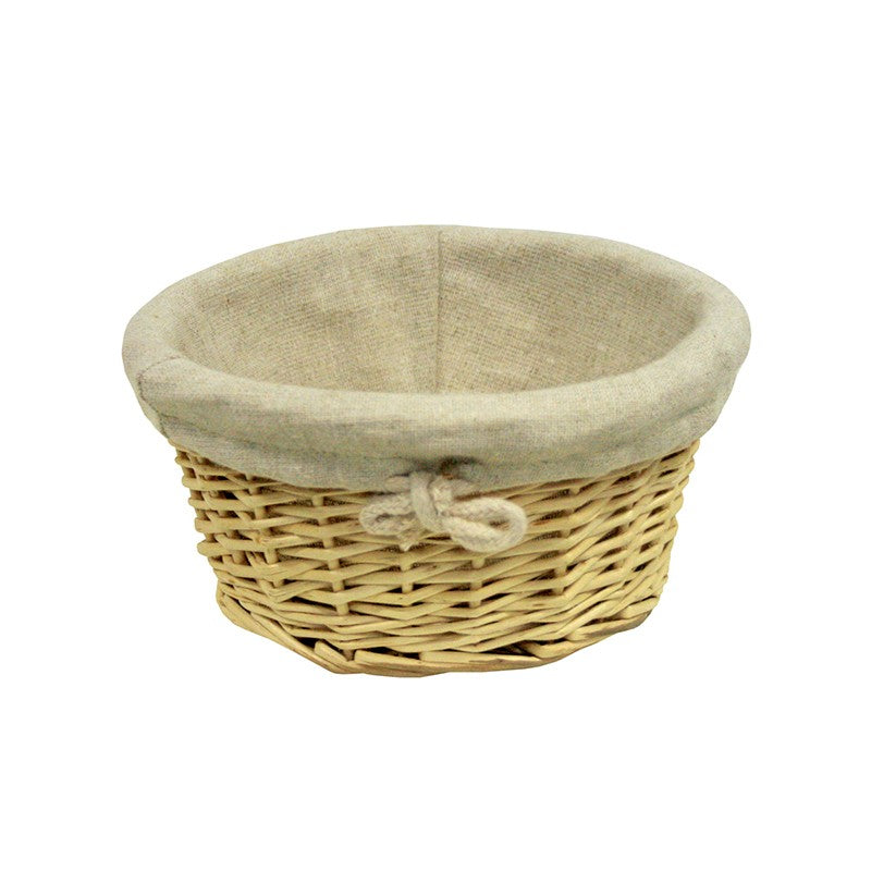 Corbeille osier Boulangère ronde mini BEIGE OSIER | 20 Unité(s)
