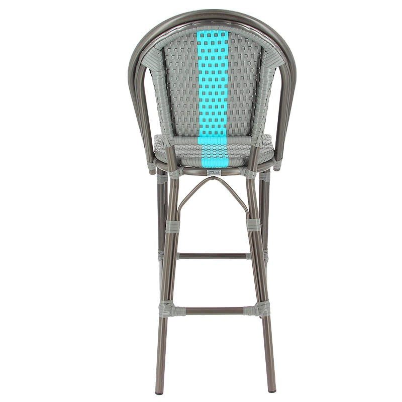 CHAISE HAUTE MONACO BLEU METAL | 1 Unité(s)