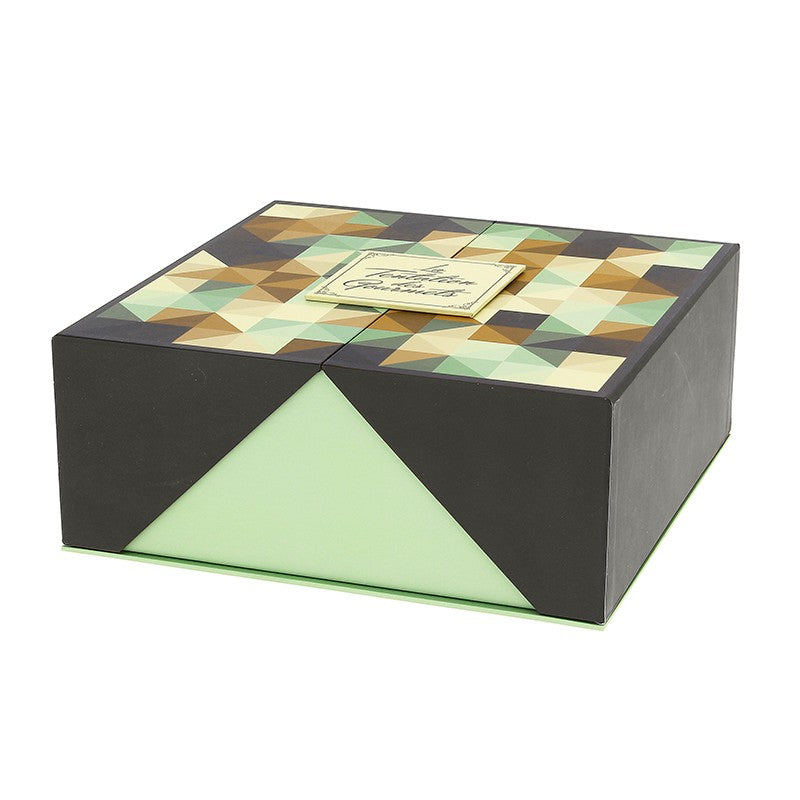 Coffert carrée Olivade 25x25 VERT CARTON | 12 Unité(s)