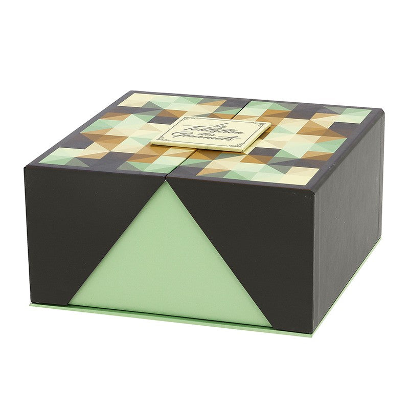 Coffert carrée Olivade 18x18 VERT CARTON | 12 Unité(s)