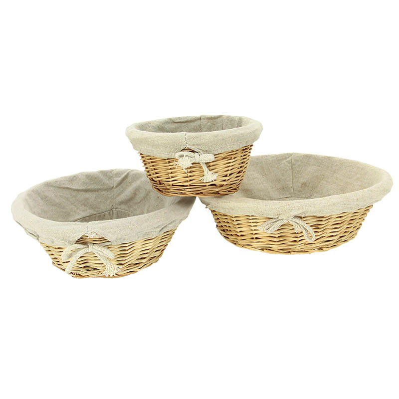 Corbeille osier Boulangère ronde gm BEIGE OSIER | 20 Unité(s)