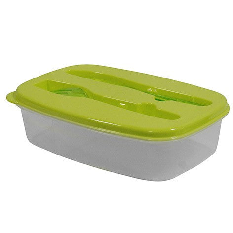 LUNCH RECTANGLE 3 COULEURS 23X16X6 MULTICOLORE PLASTIQUE | 24 Unité(s)