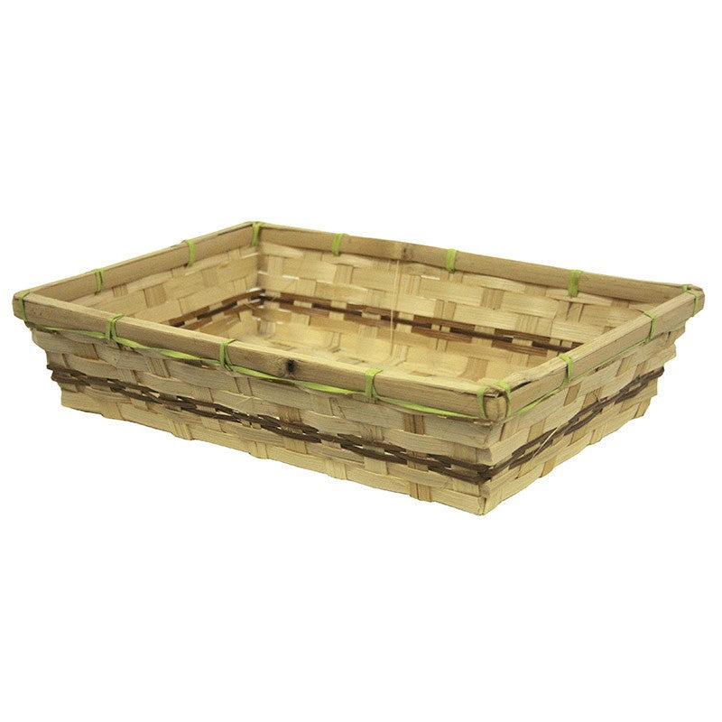Corbeille bambou rectangle Tarko 33x23 BAMBOU BAMBOU | 30 Unité(s)