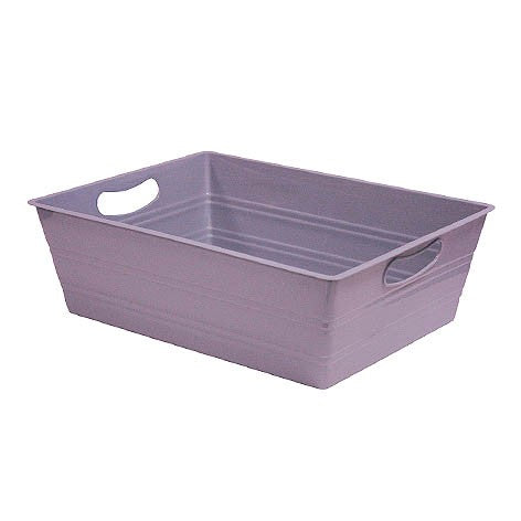 PLASTICO RECTANGLE GRIS 35,5X27X11 GRIS PLASTIQUE | 12 Unité(s)