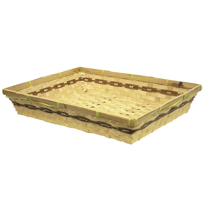 Corbeille bambou rectangle Tarko 38x29 BAMBOU BAMBOU | 88 Unité(s)