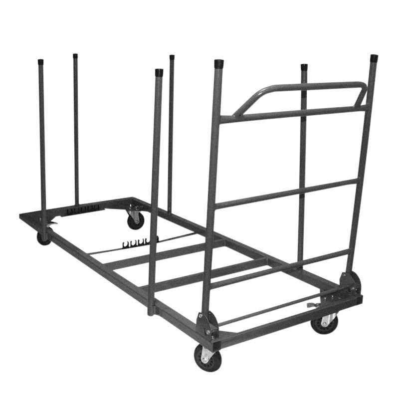 Chariot table rectangle Nimes 132x83x102 GRIS METAL | 1 Unité(s)