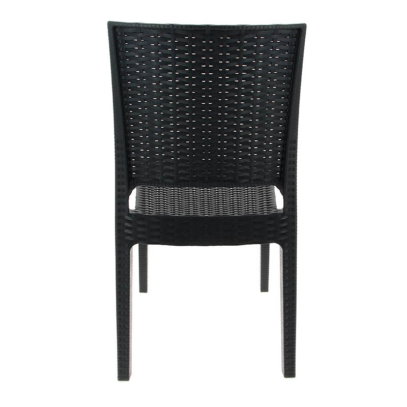 Chaise de restaurant tréssée Florida GRIS PLASTIQUE | 1 Unité(s)