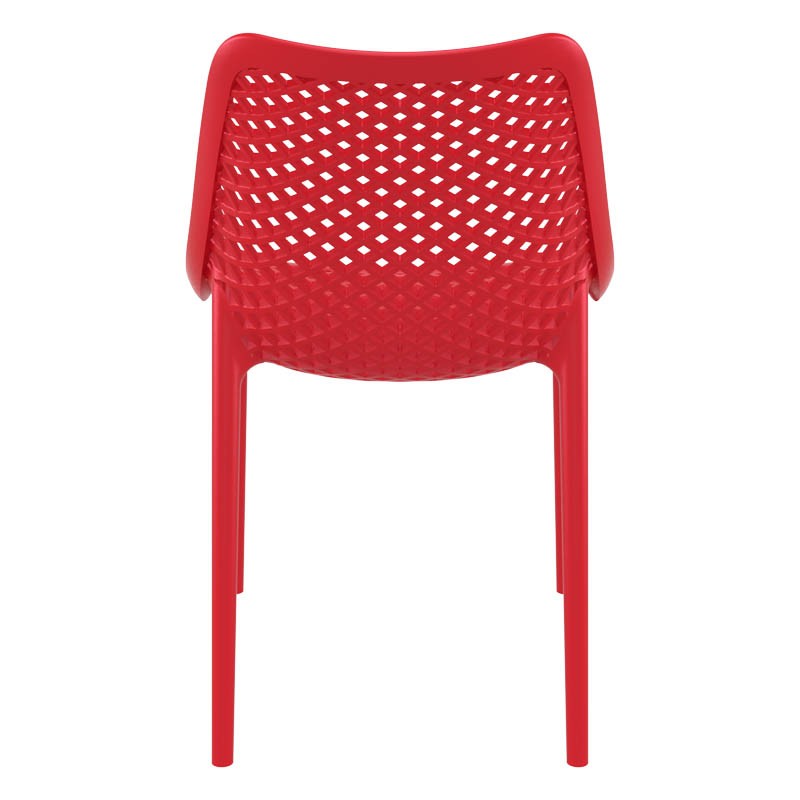 Chaise de restaurant exterieure Air ROUGE PLASTIQUE | 4 Unité(s)