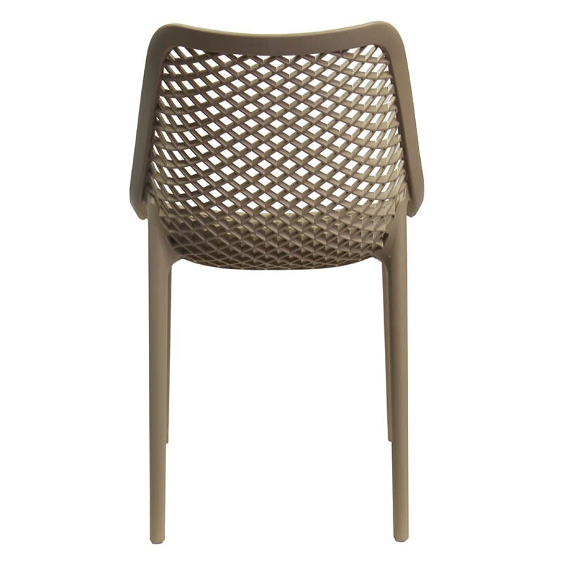 Chaise de restaurant exterieure Air TAUPE PLASTIQUE | 4 Unité(s)
