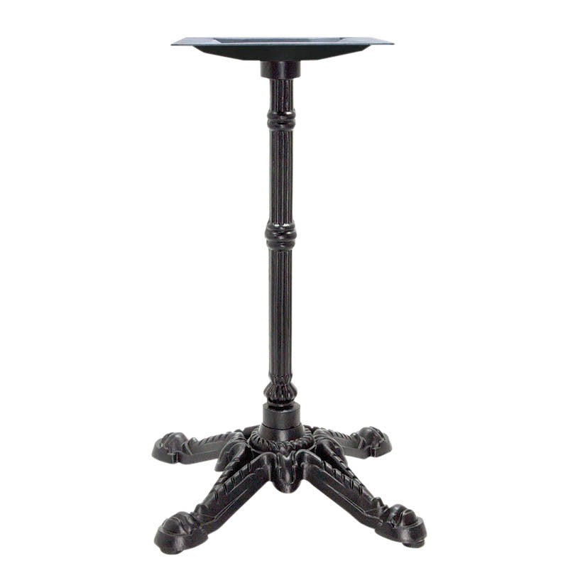 Pied de table fonte Bistrot 4 branches NOIR METAL | 1 Unité(s)