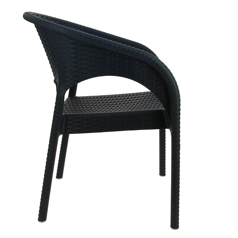 Fauteuil polypropylène Panama GRIS PLASTIQUE | 1 Unité(s)
