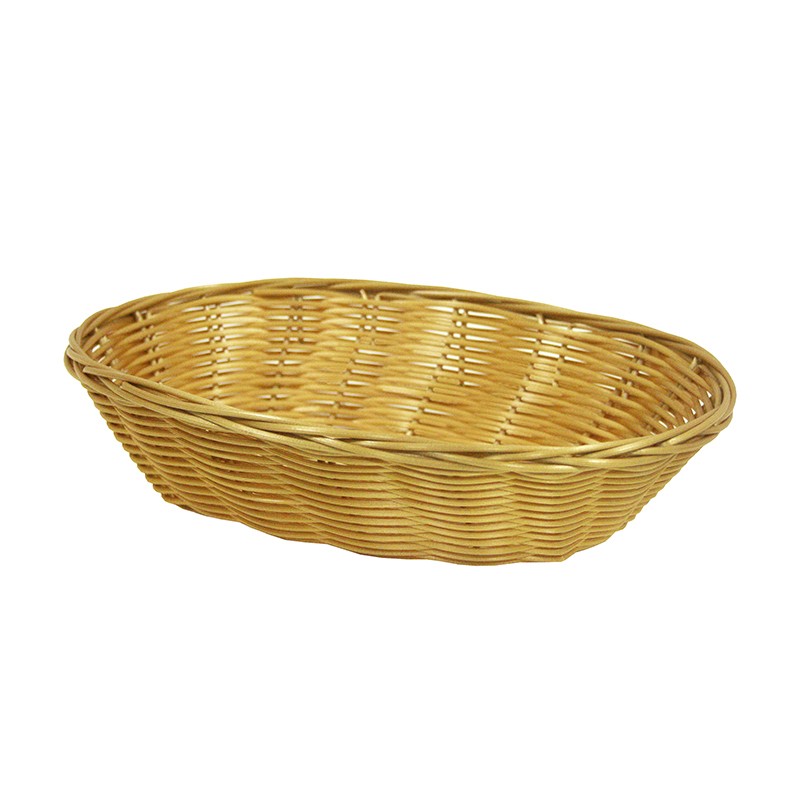 Corbeille polypropylène ovale Plastic 24.5x18x6.5 MIEL POLYPROPYLENE | 20 Unité(s)