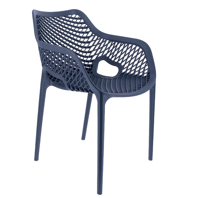Fauteuil de restaurant exterieur Air GRIS PLASTIQUE | 4 Unité(s)