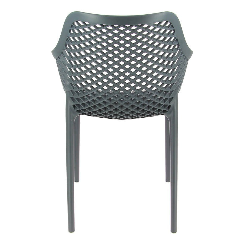 Fauteuil de restaurant exterieur Air GRIS PLASTIQUE | 4 Unité(s)