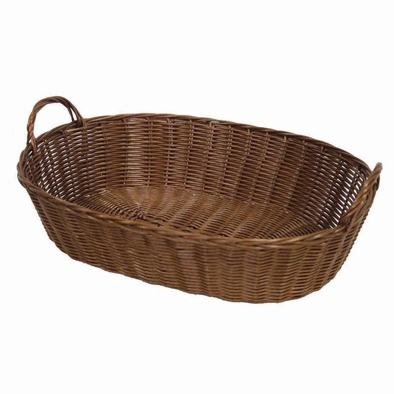 Corbeille polypropylène ovale Patisson 38x28 MARRON POLYPROPYLENE | 20 Unité(s)