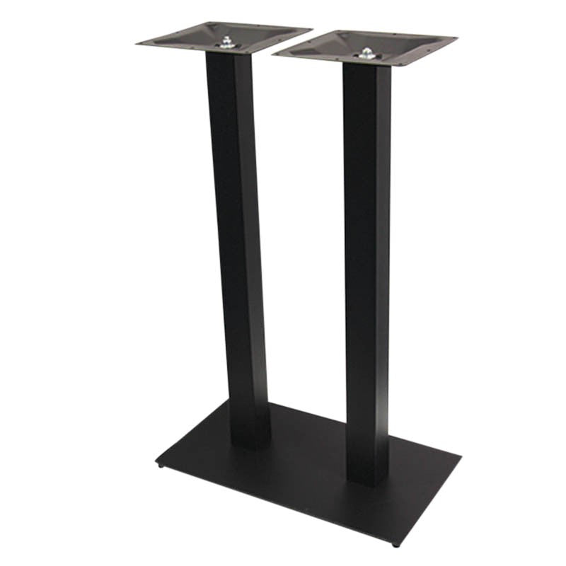 Piètement mange debout double acier noir Entry NOIR METAL | 1 Unité(s)