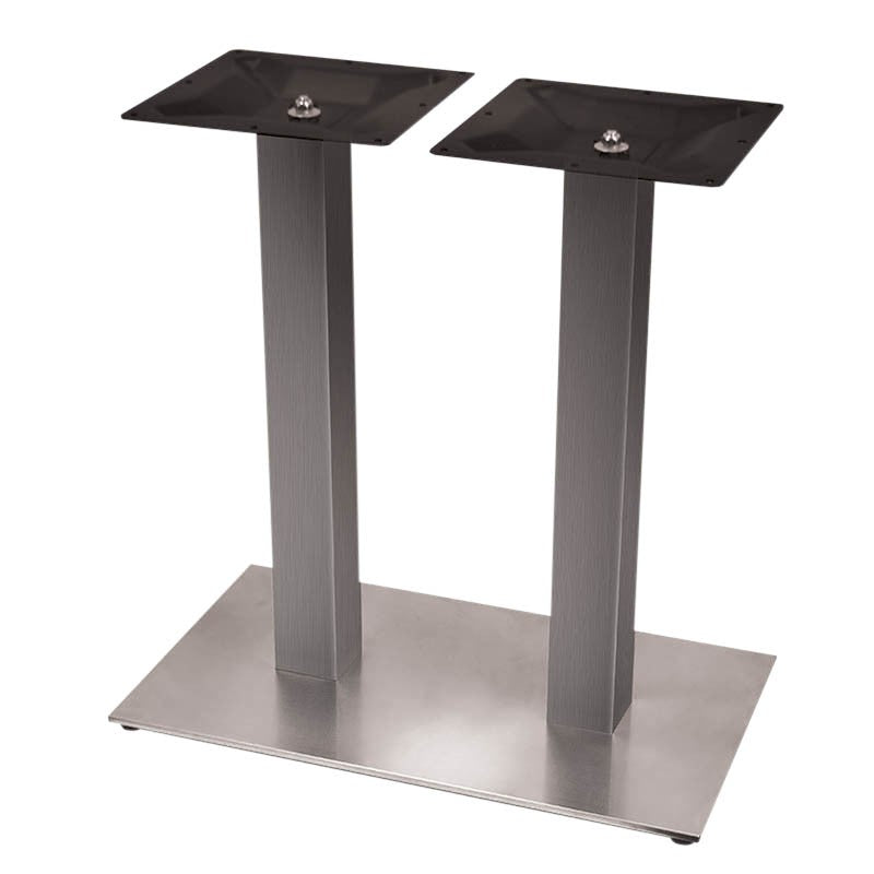 Piètement double inox Entry GRIS METAL | 1 Unité(s)