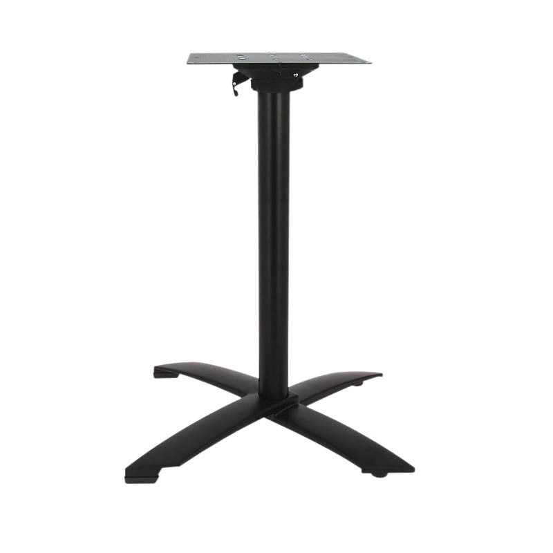 Pied de table rabattable aluminium Ugine NOIR METAL | 1 Unité(s)