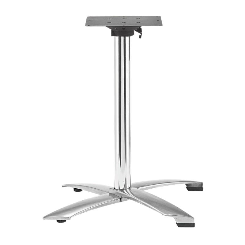 Pieds de table rabattable aluminium Ugine GRIS METAL | 1 Unité(s)