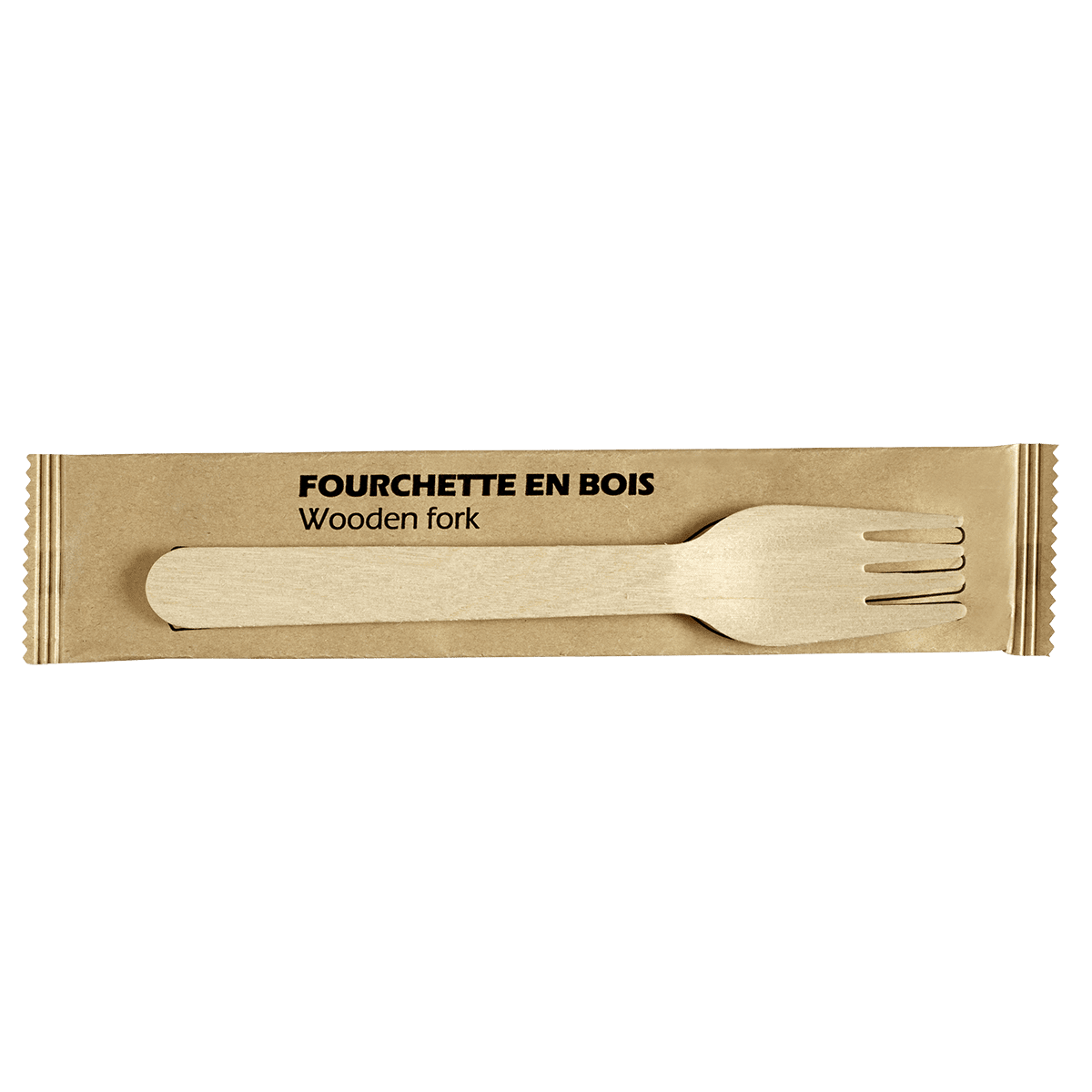 Fourchette bois emballée 157 mm | 2500 Unité(s)