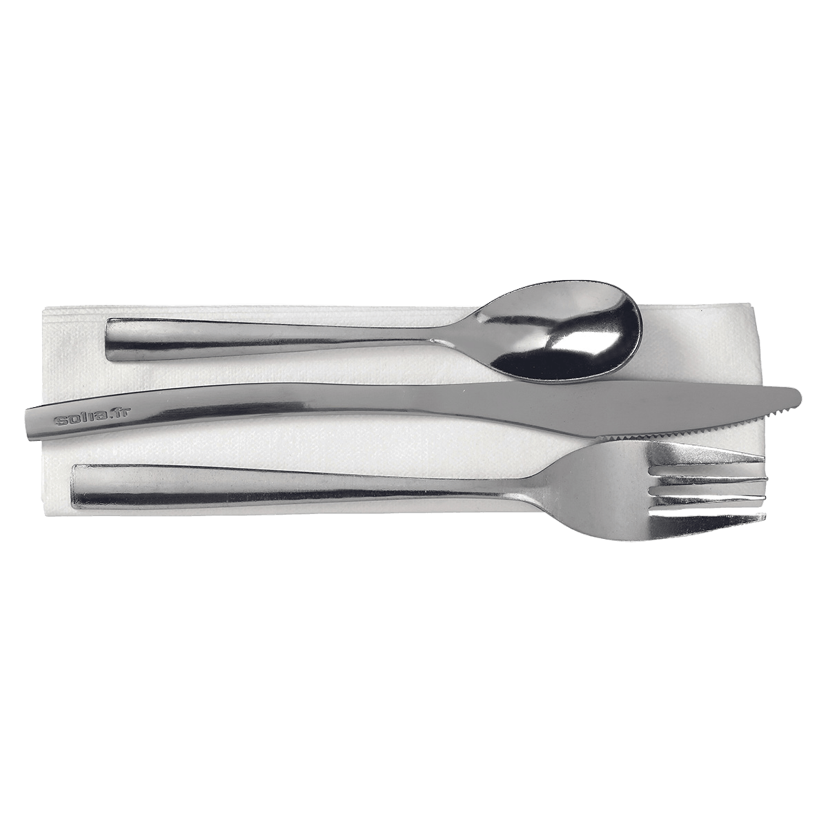 Kit couverts 4/1 inox Premium | 200 Unité(s)