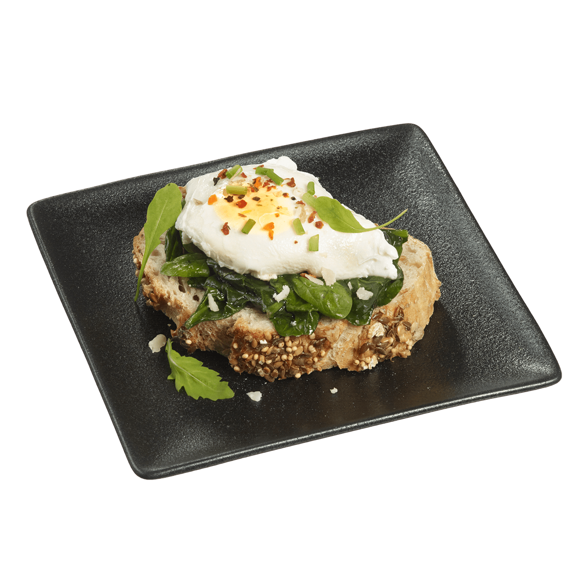 Assiette Sandy céramique noire 160x160x15 mm | 36 Unité(s)
