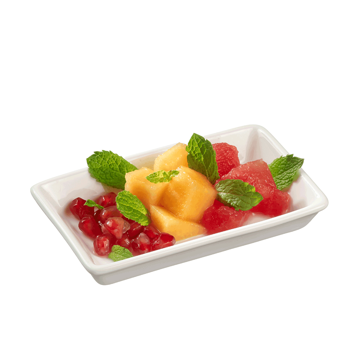 Assiette Quartz céramique blanche 100x60x16 mm | 72 Unité(s)