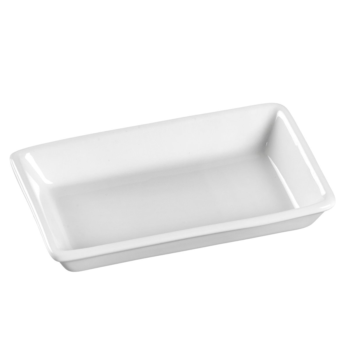 Assiette Quartz céramique blanche 100x60x16 mm | 72 Unité(s)