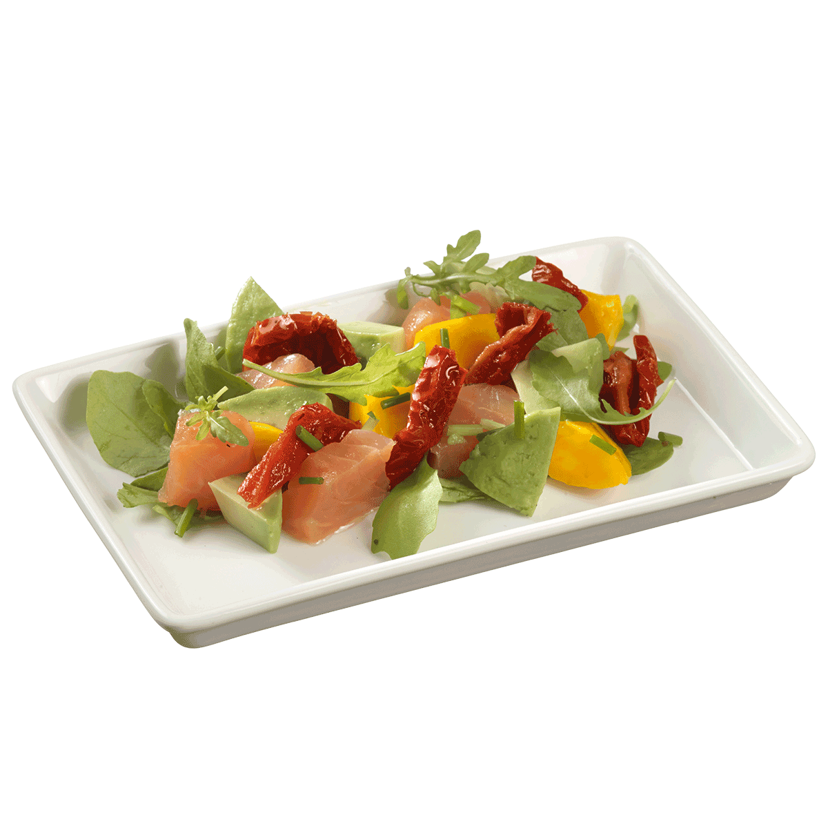 Assiette Quartz céramique blanche 160x100x16 mm | 48 Unité(s)