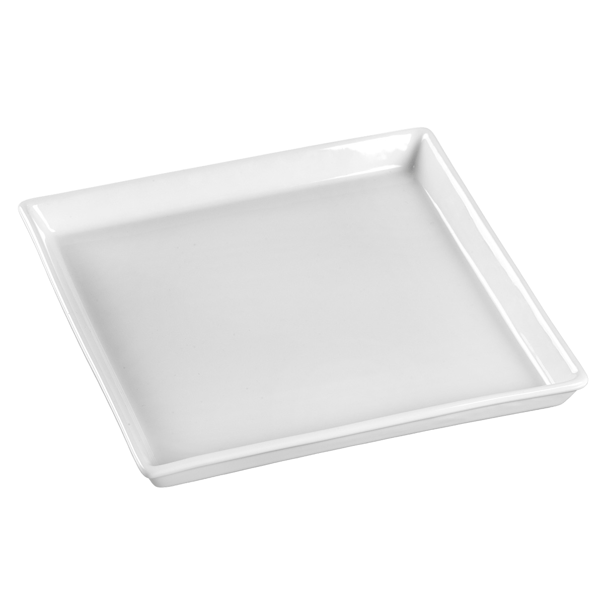 Assiette Quartz céramique blanche 160x160x16 mm | 48 Unité(s)