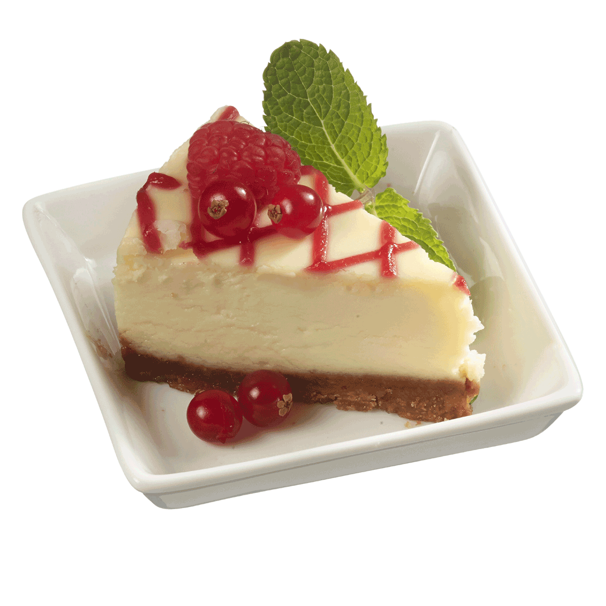 Assiette Quartz céramique blanche 90x90x16 mm | 72 Unité(s)