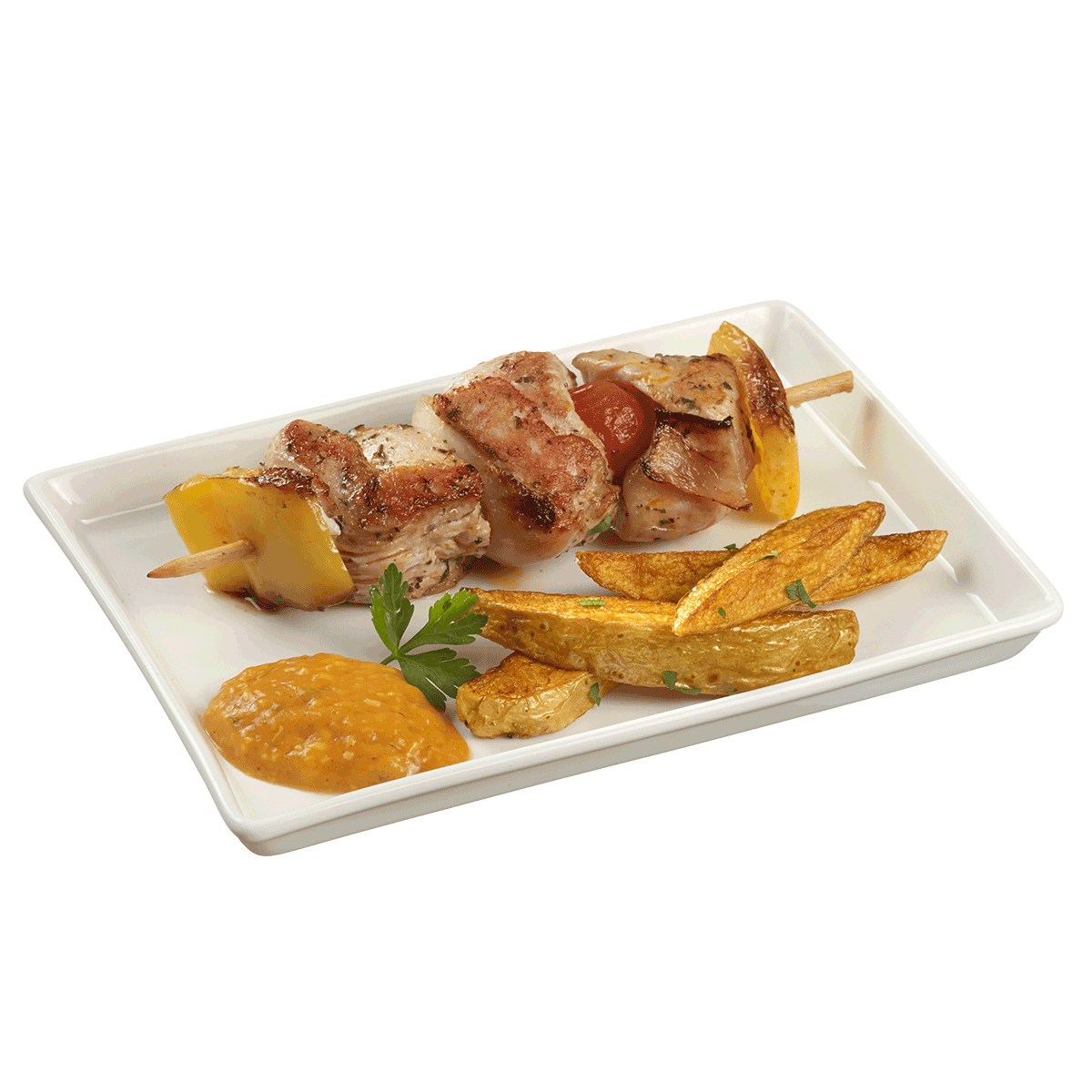 Assiette Quartz céramique blanche 185x130x16 mm | 48 Unité(s)