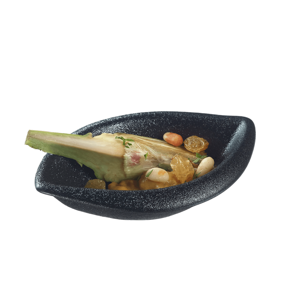 Verrine Pasta Conchiglie céramique noire 33 ml | 144 Unité(s)