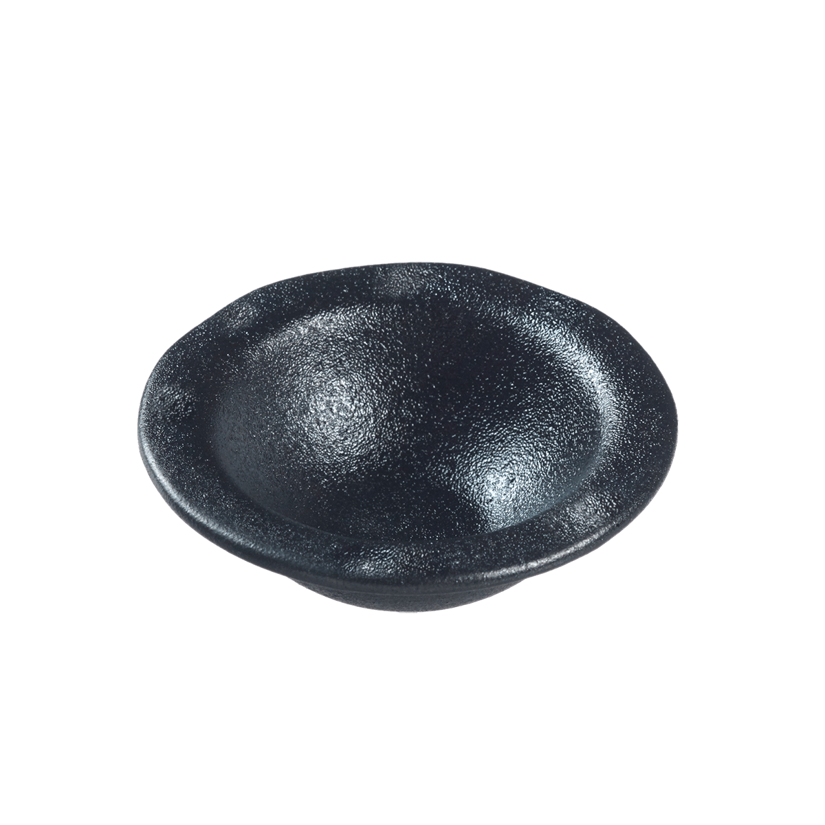 Verrine Pasta Raviola ronde céramique noire 30 ml | 192 Unité(s)