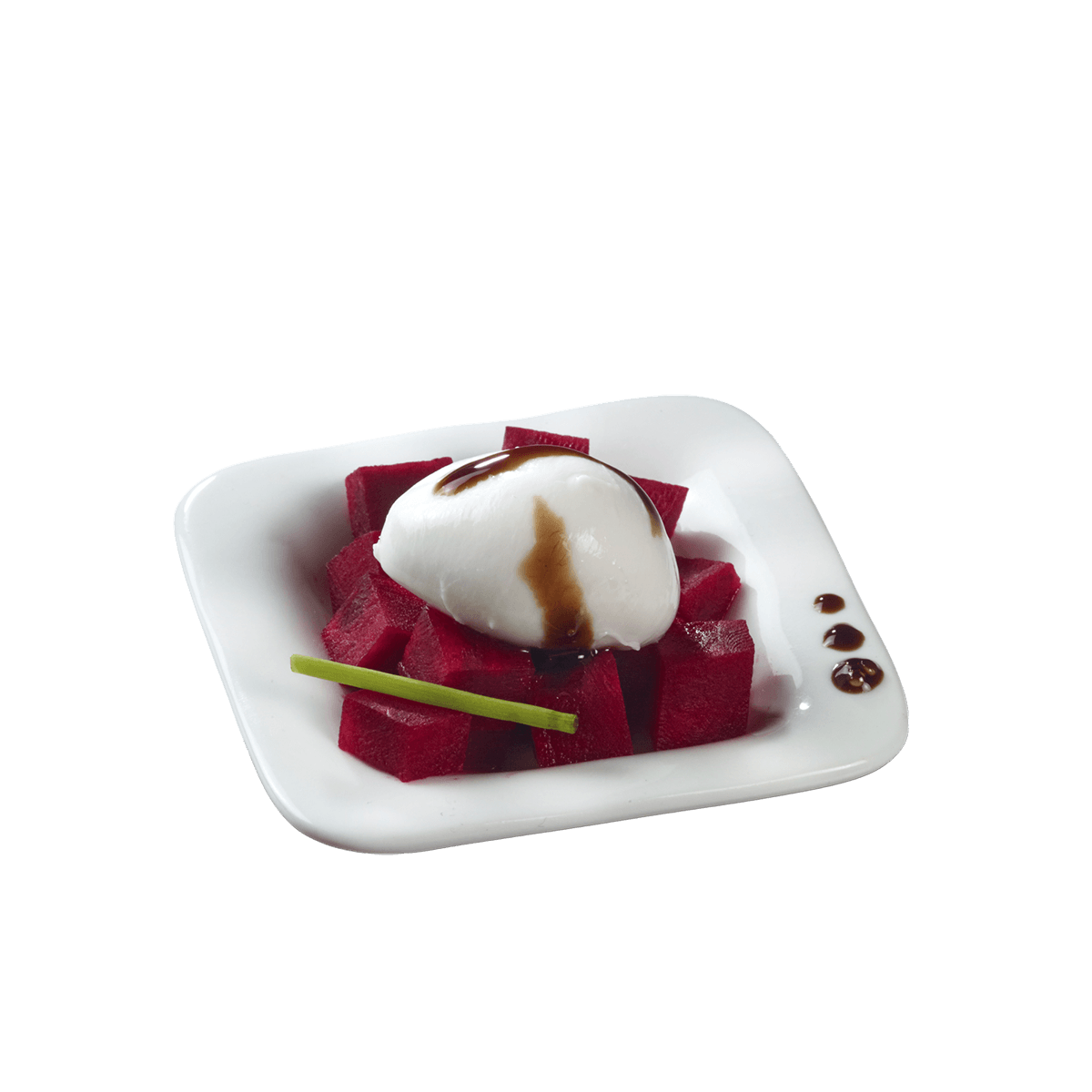 Verrine Pasta Raviole carrée céramique 20 ml | 216 Unité(s)