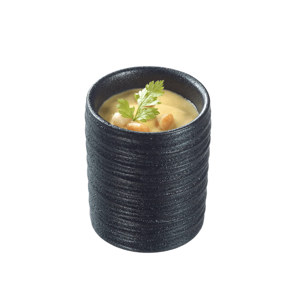 Verrine Pasta Spaghetti céramique noire 60 ml | 144 Unité(s)