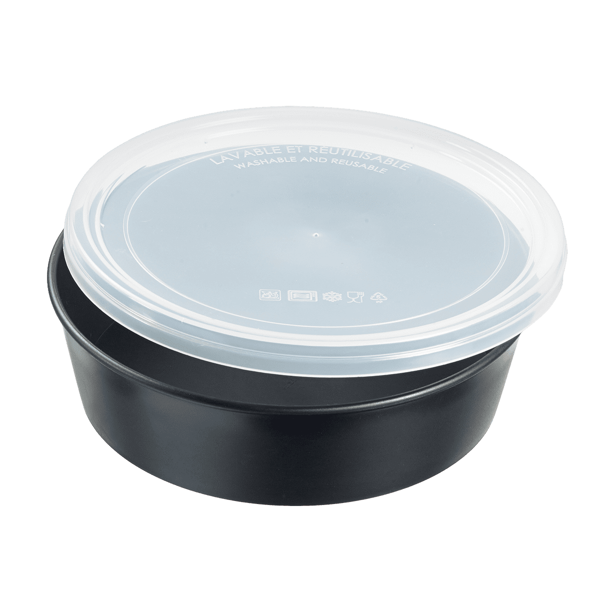 Saladier LOOP PP + couvercle PP 1000 ml | 60 Unité(s)