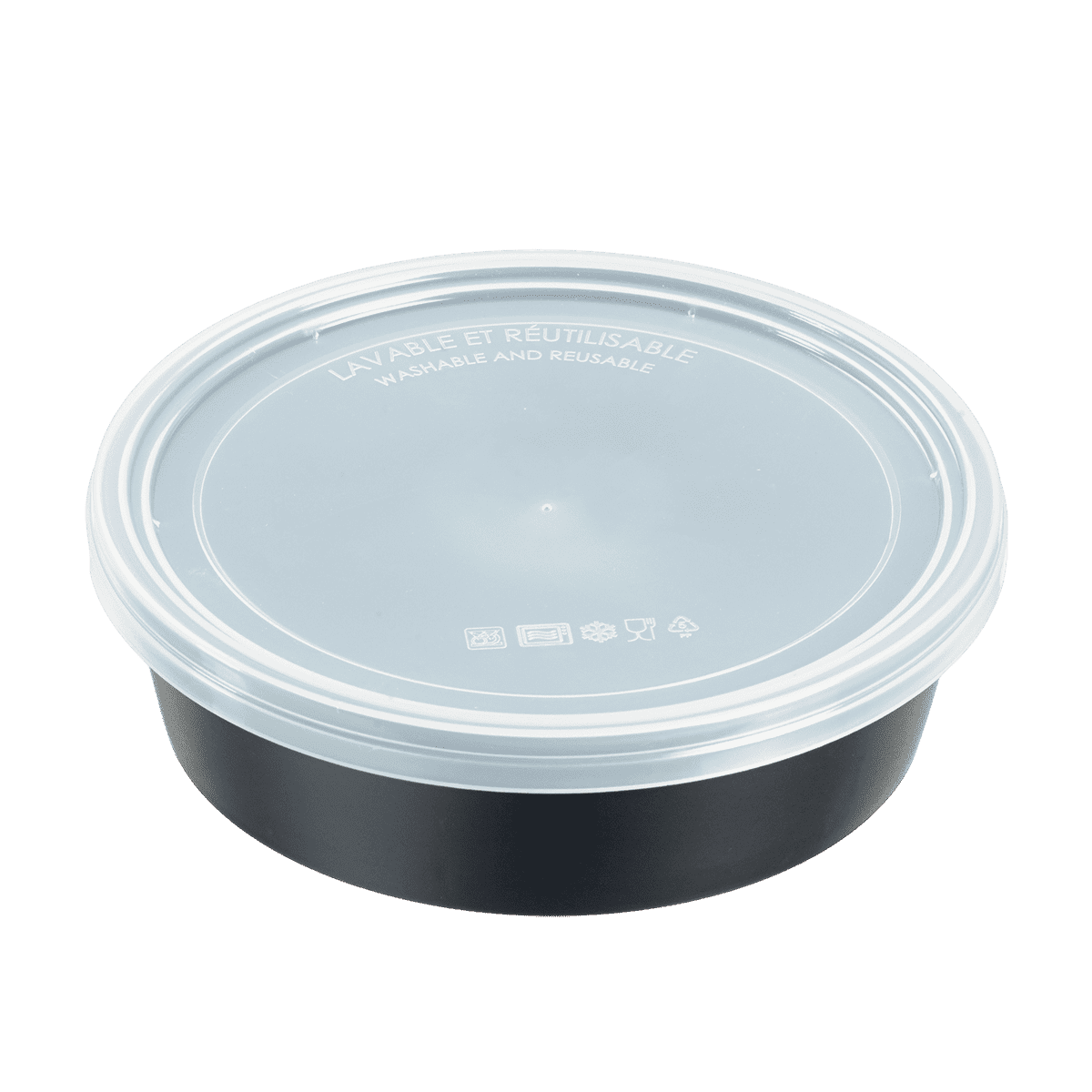 Saladier LOOP PP + couvercle PP 1000 ml | 60 Unité(s)