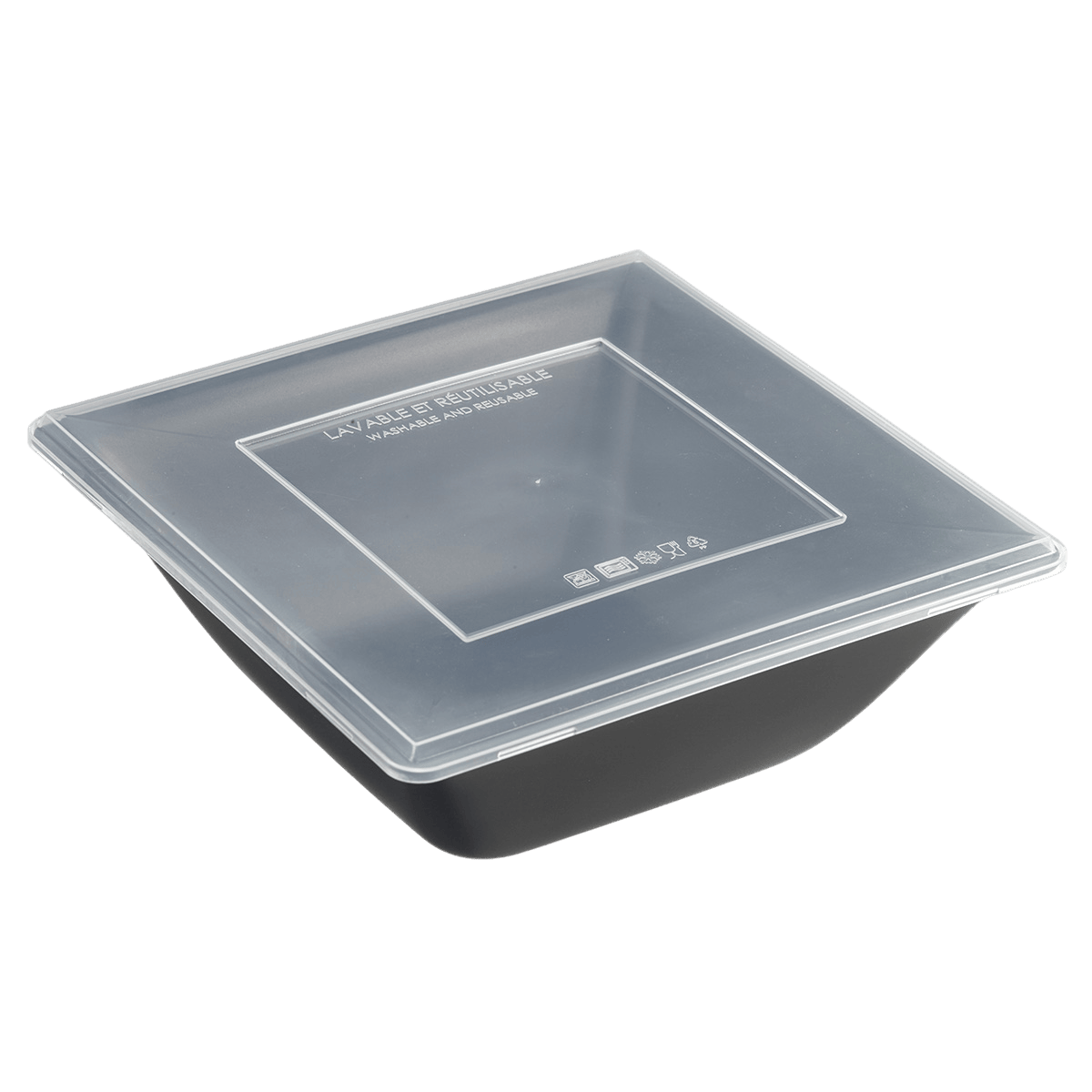 Couvercle PP pour saladier Fluid' PP 2500 ml | 50 Unité(s)