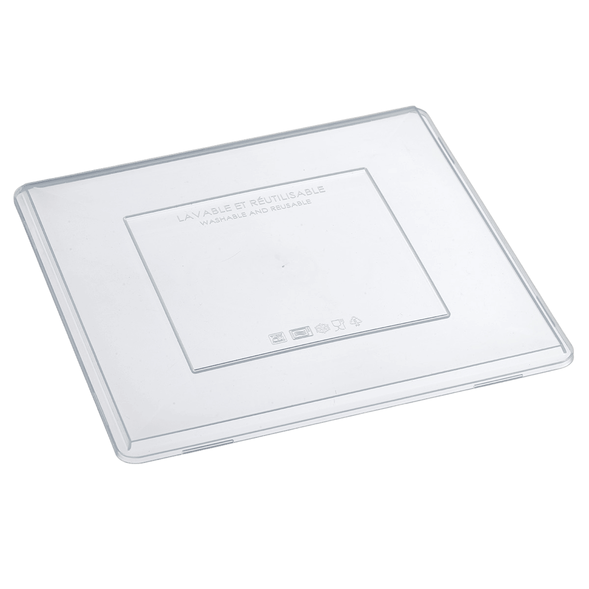 Couvercle PP pour saladier Fluid' PP 2500 ml | 50 Unité(s)