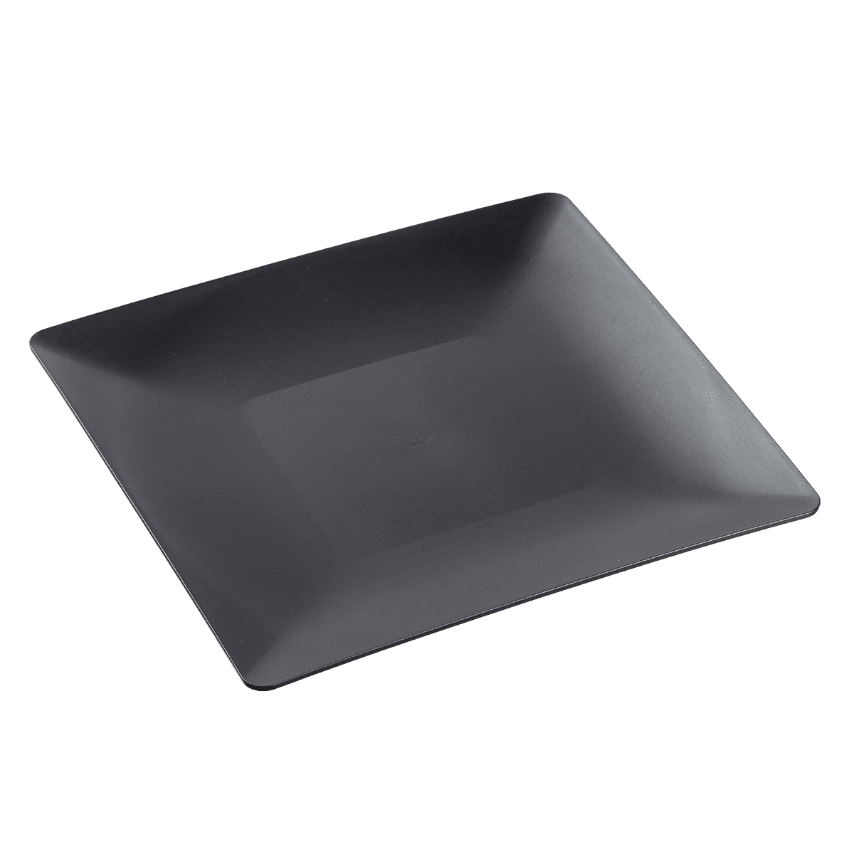 Assiette Fluid' PP noir 250 x250 mm | 100 Unité(s)