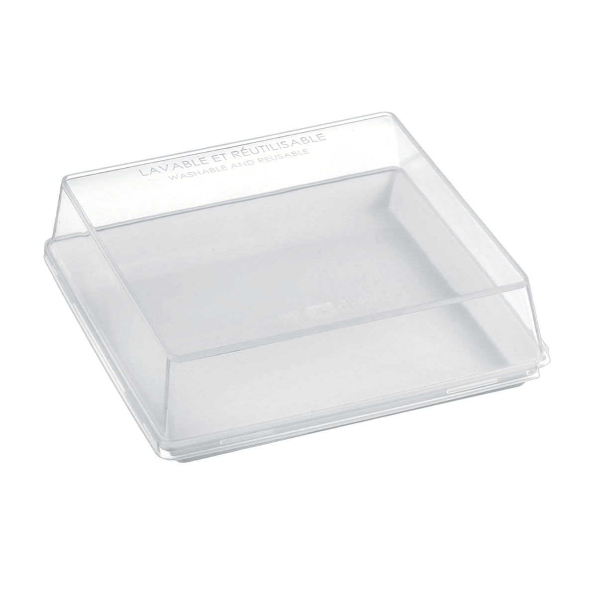 Assiette Quartz PP blanc 160x160 mm | 120 Unité(s)
