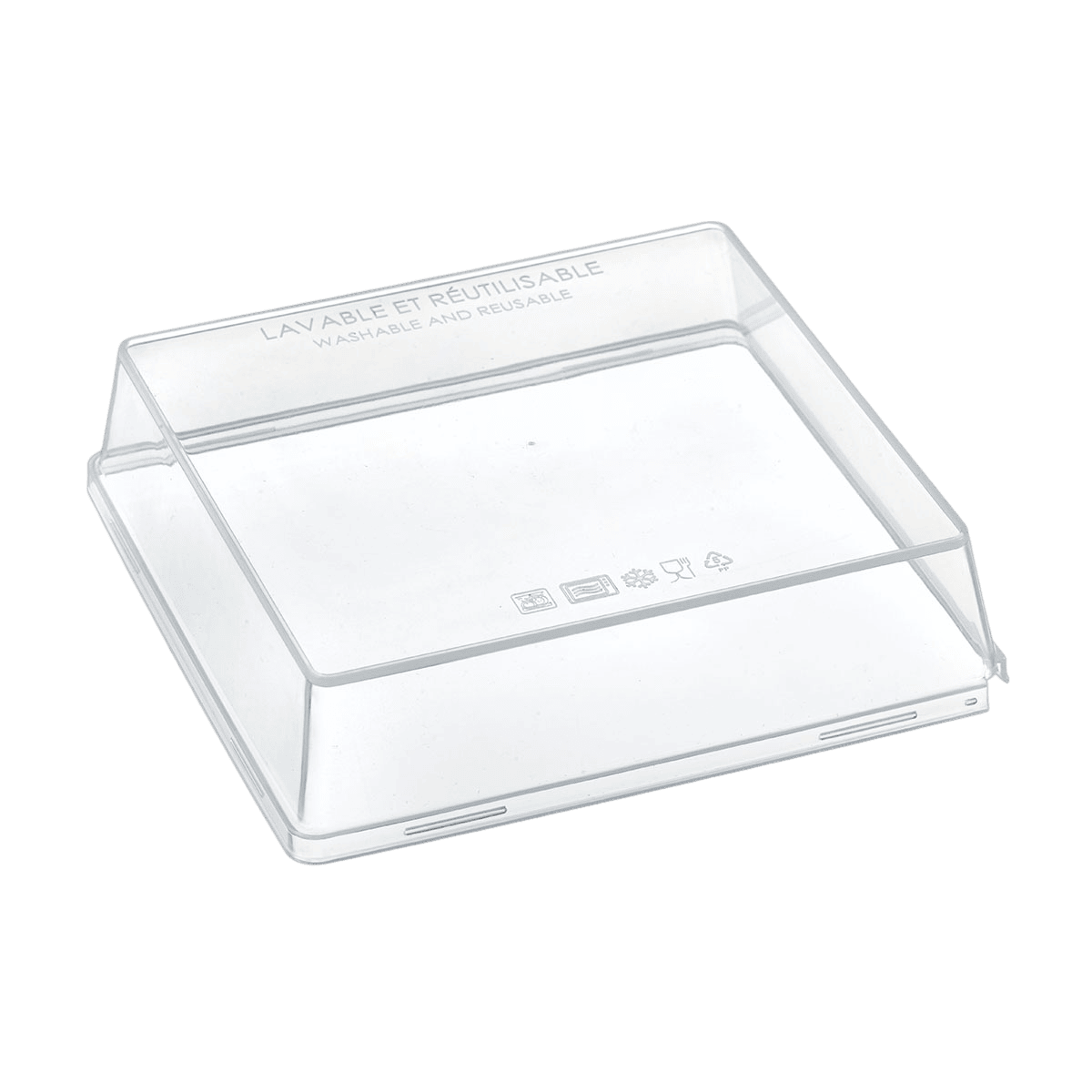 Couvercle PP pour assiette Quartz PP 160x160 mm | 120 Unité(s)