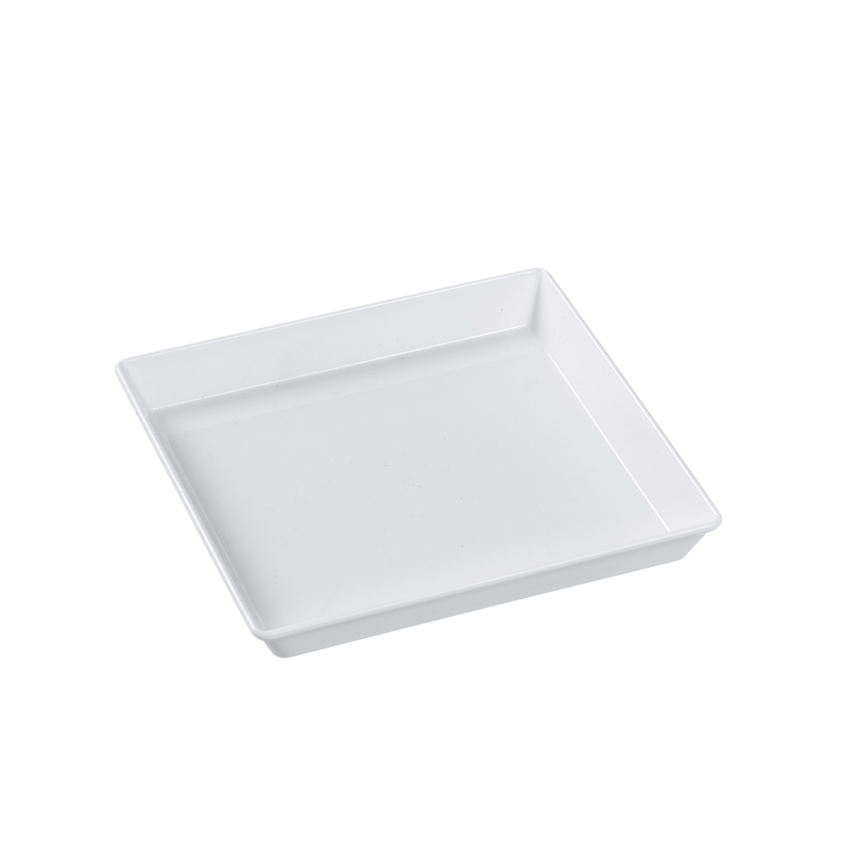 Assiette Quartz PP blanc 130x130 mm | 120 Unité(s)