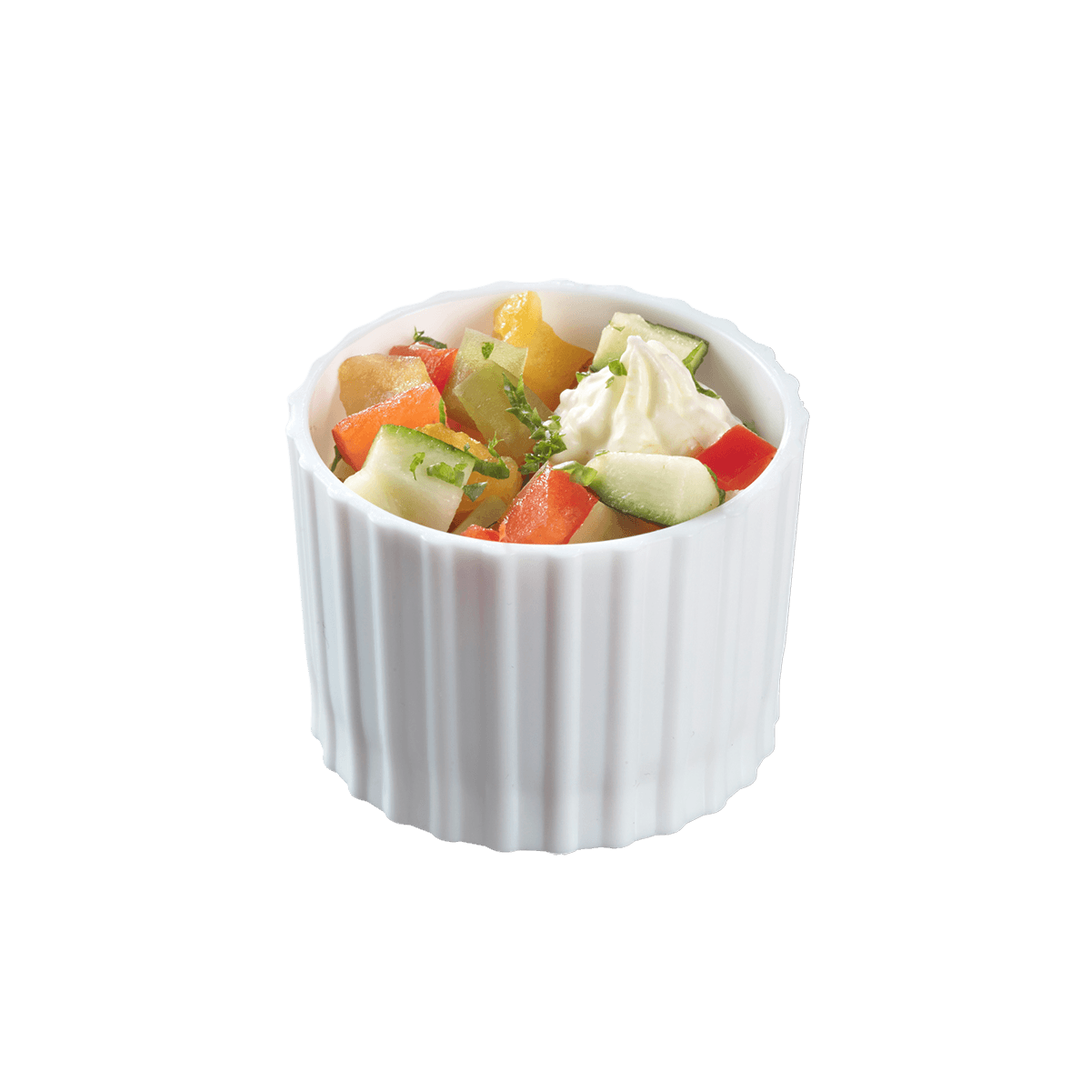 Verrine Pasta Ditalini PP blanc 60 ml | 200 Unité(s)