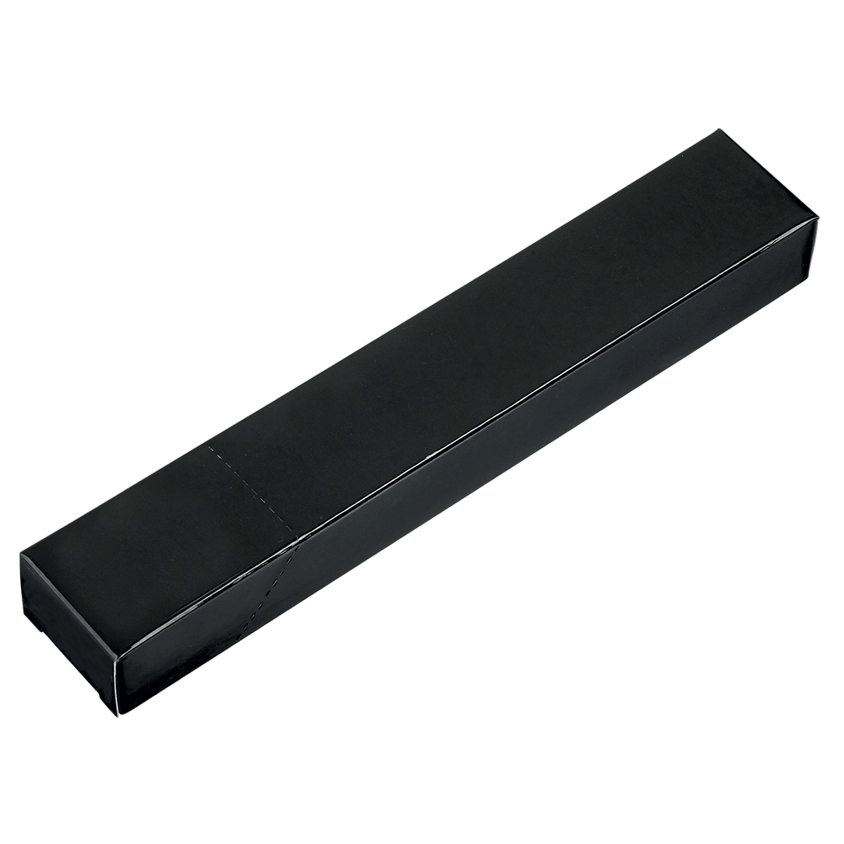 Etui couvert carton noir verni 206x66 mm | 150 Unité(s)