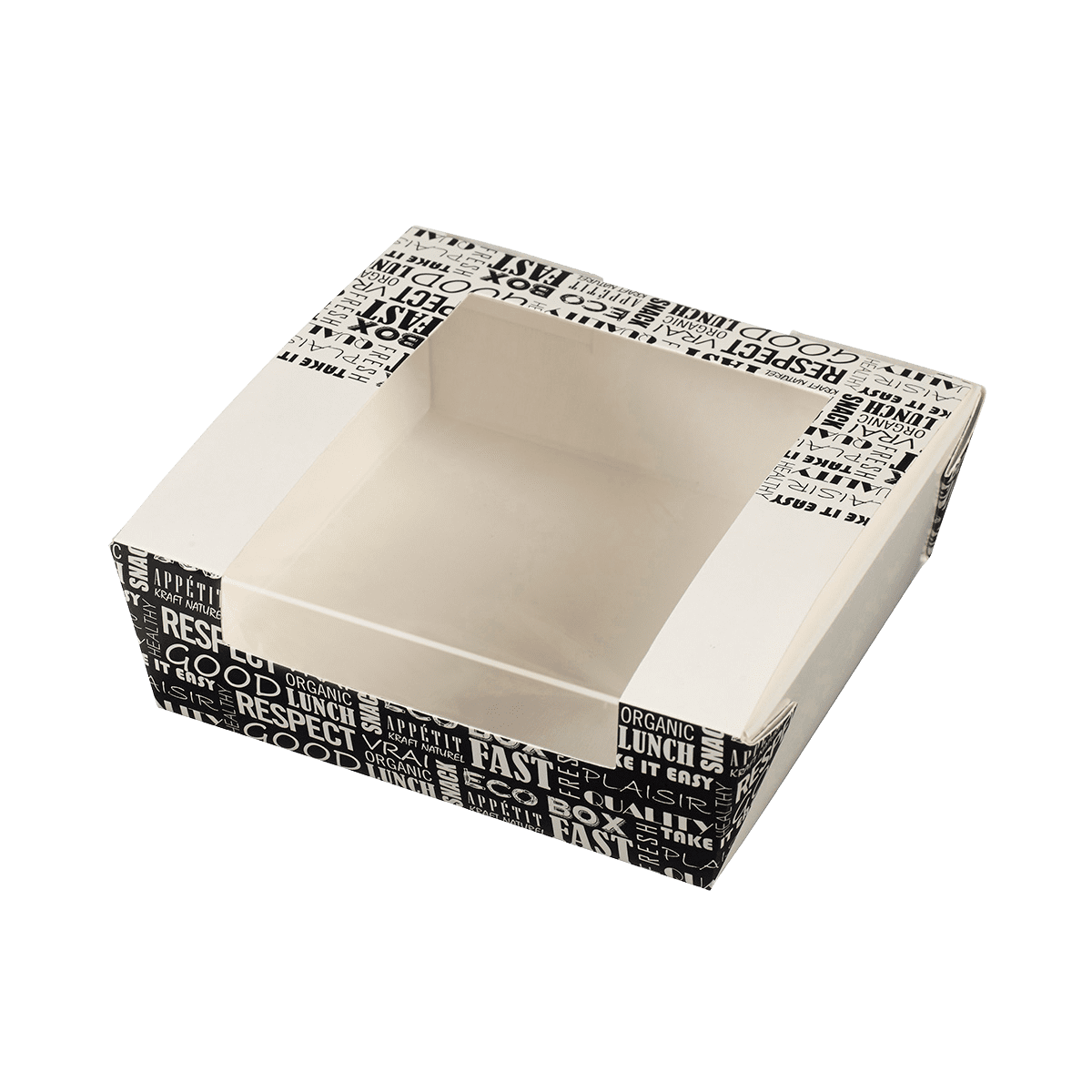 Boîte à tartelette District 120x120x40 mm | 500 Unité(s)