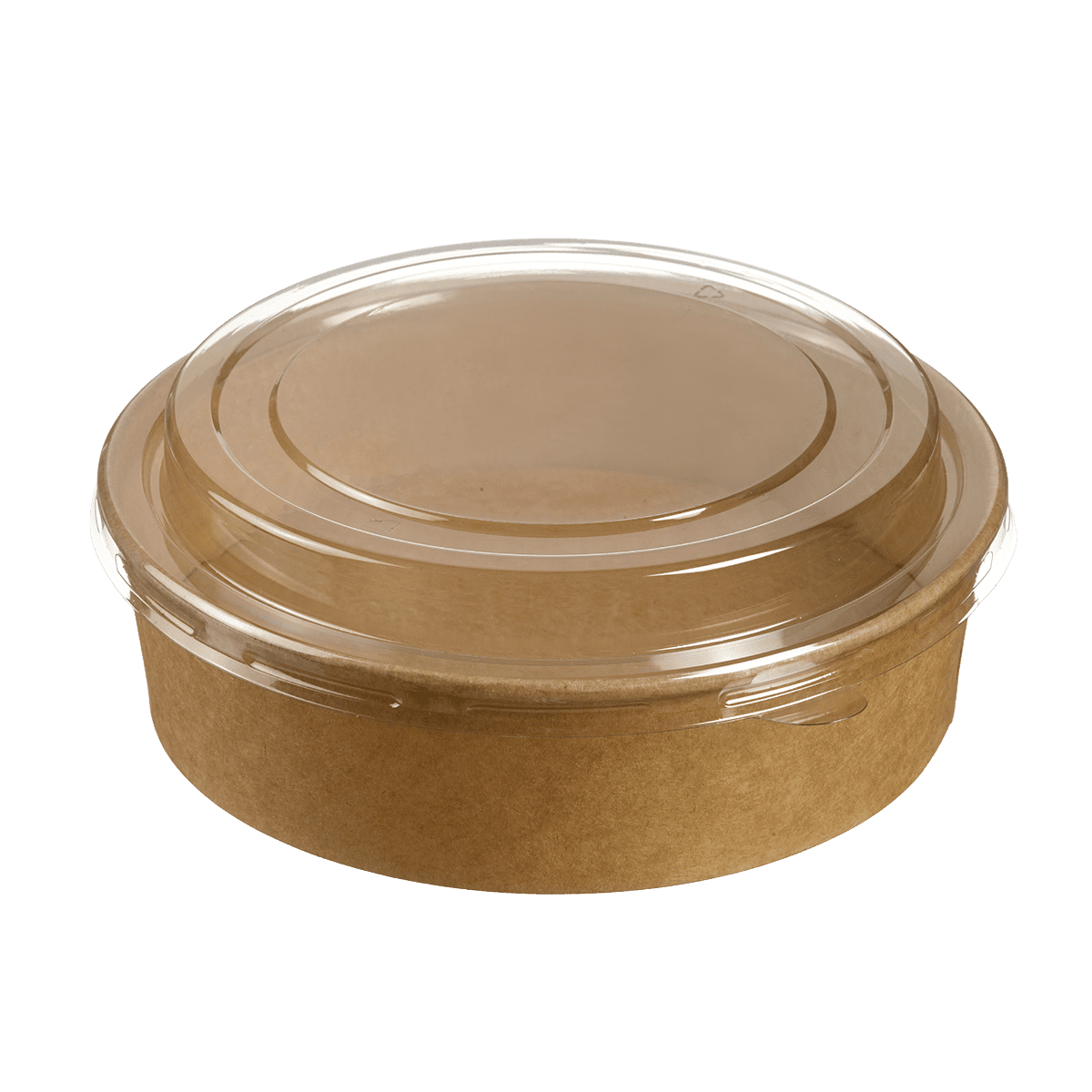 Saladier rond Ecokraft2 + couvercle 1070 ml | 200 Unité(s)