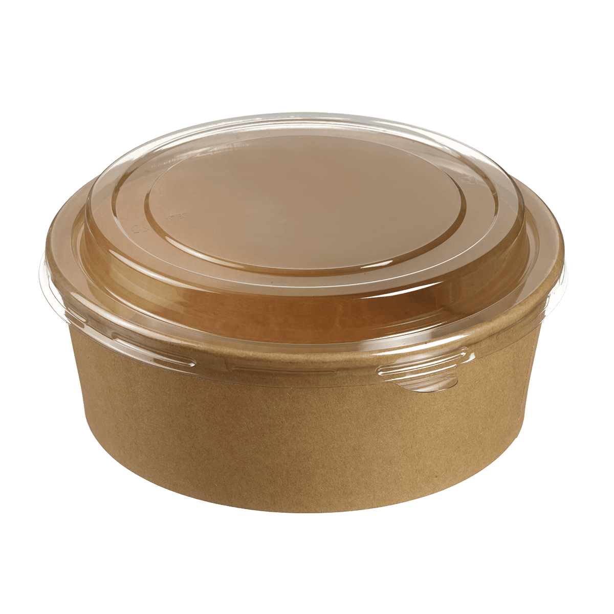 Saladier rond Ecokraft2 + couvercle 1300 ml | 200 Unité(s)