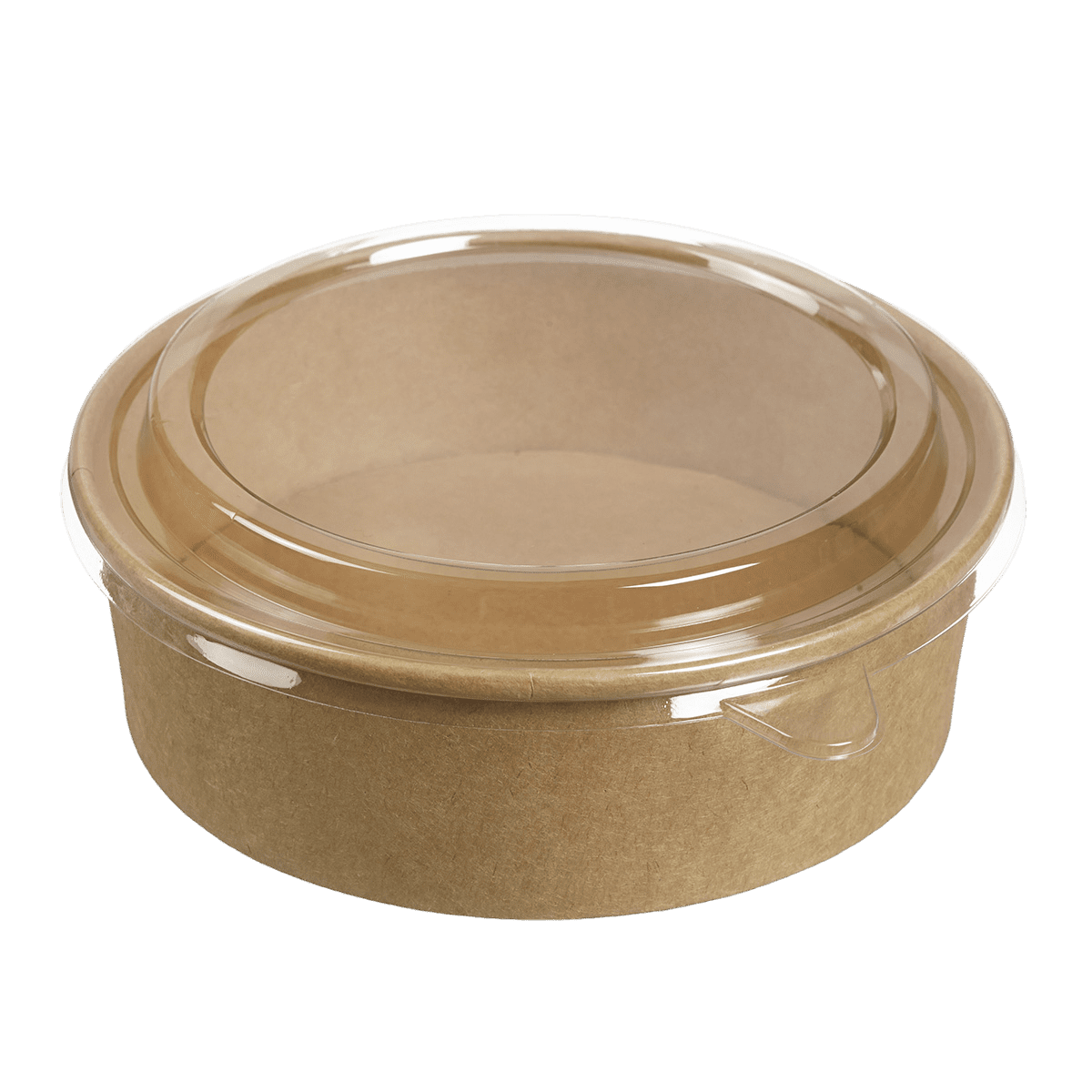 Saladier rond Ecokraft + couvercle 1100 ml | 200 Unité(s)